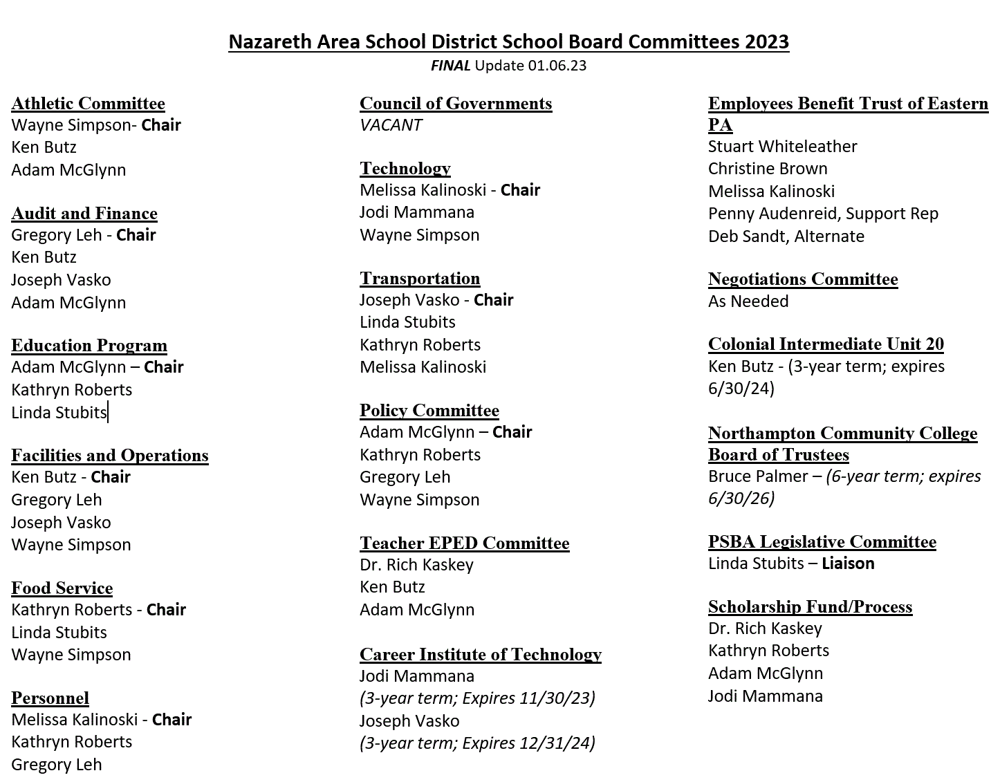 Committee